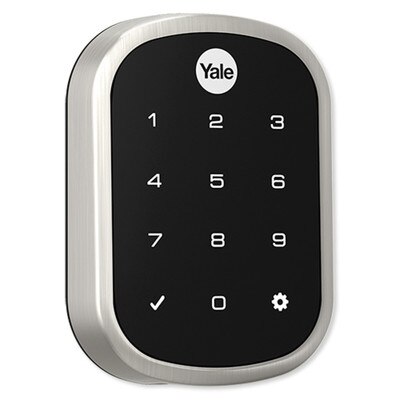 Yale Zigbee Assure SL Key Free Touchscreen Deadbolt, Satin Nickel